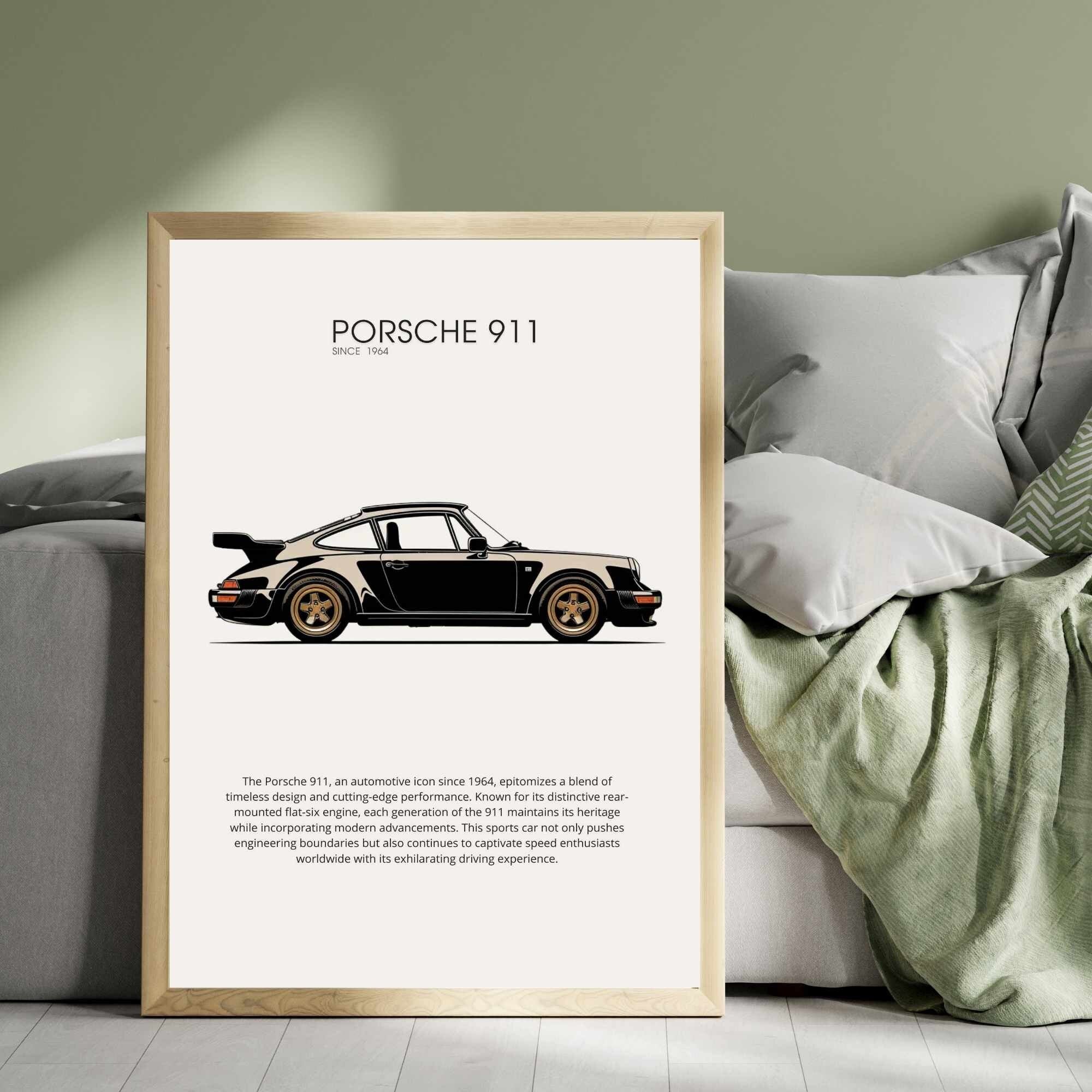 Affiche Porsche 911