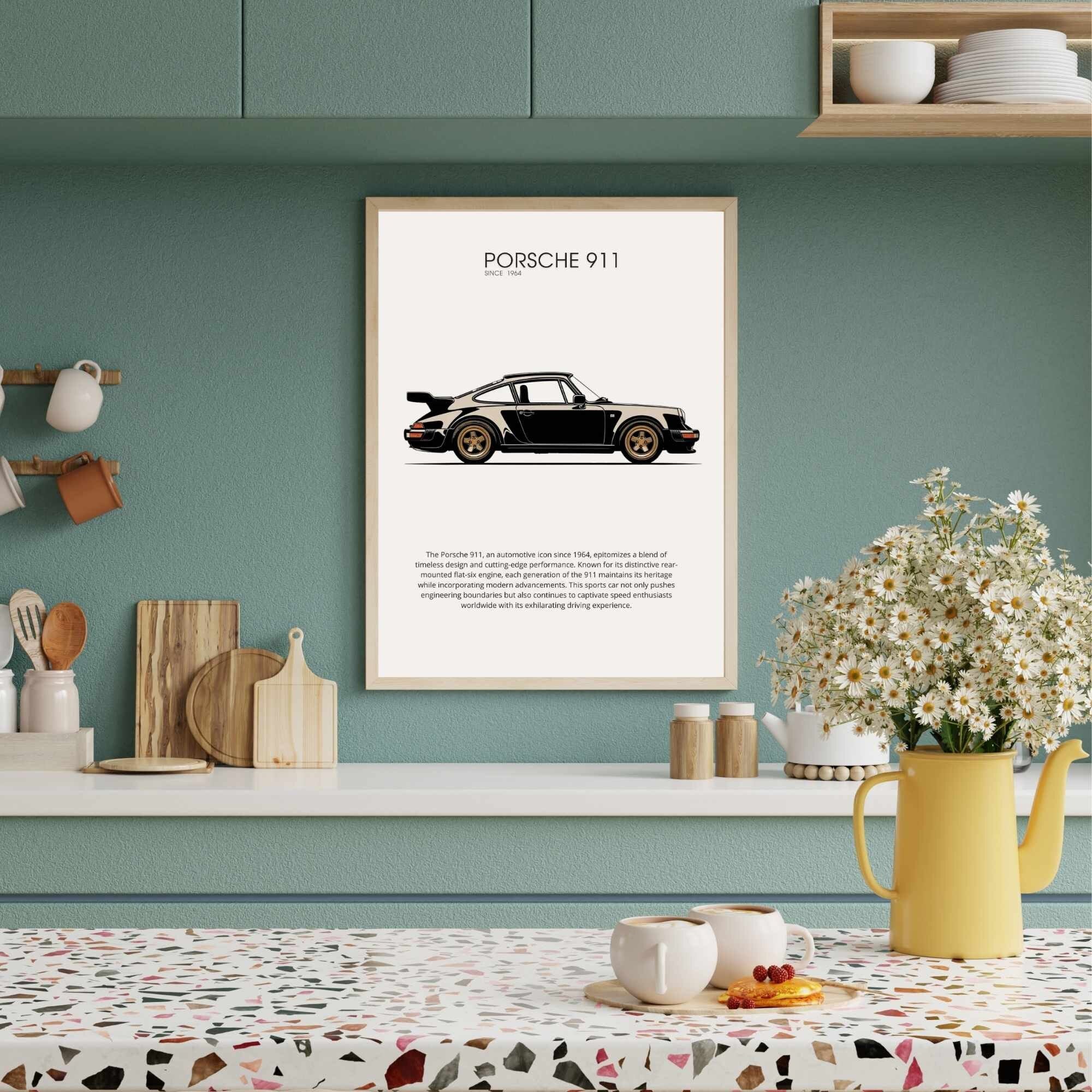 Affiche Porsche 911