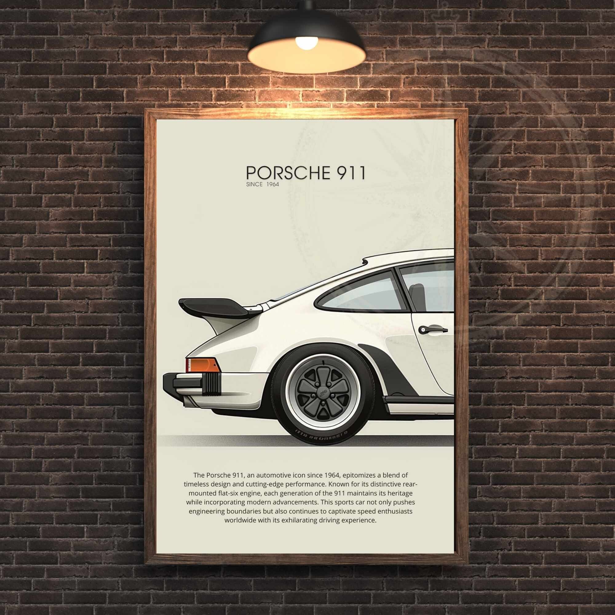 Porsche 911 poster